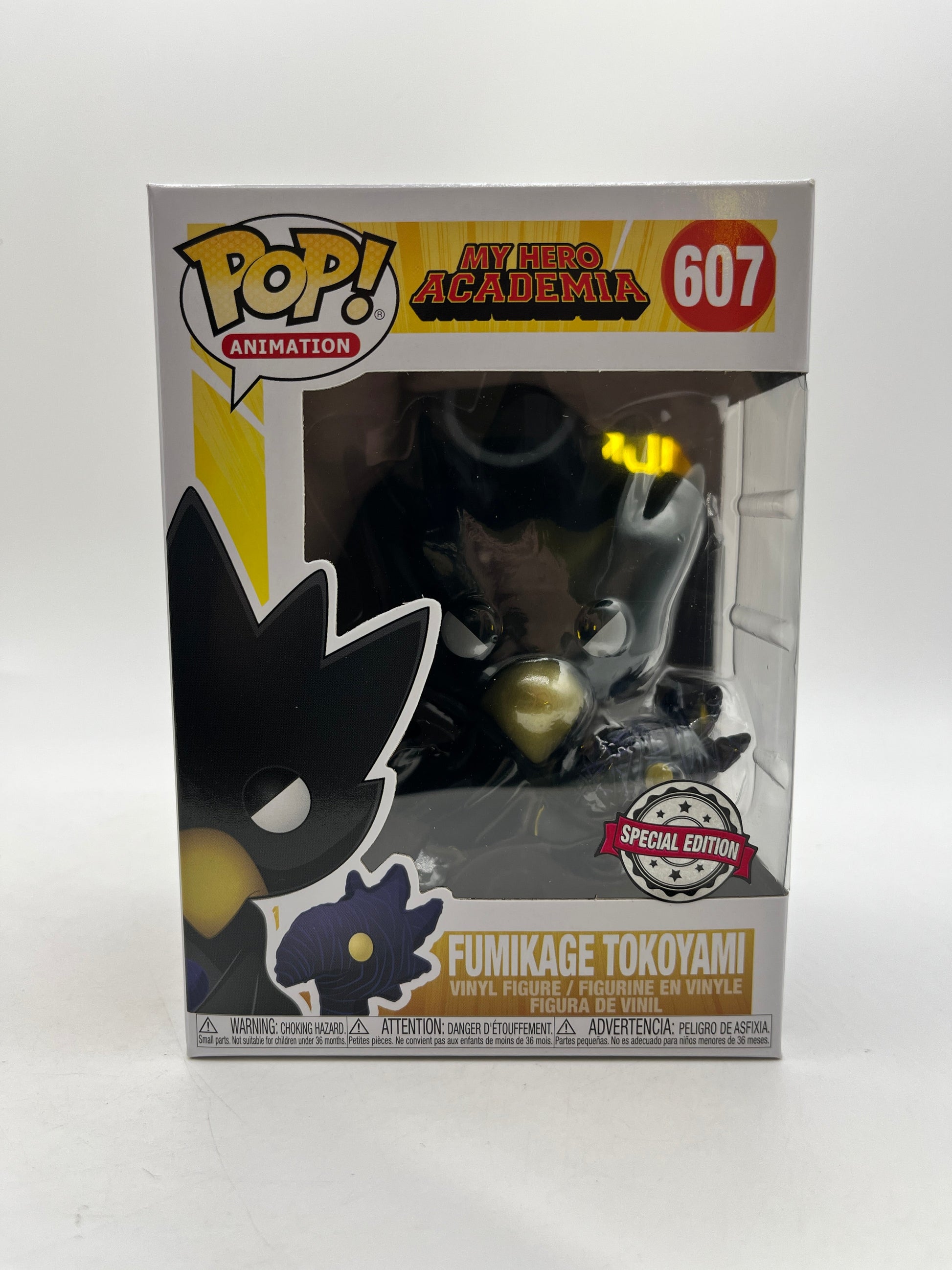 Funko POP! Animation My Hero Academia - Fumikage Tokoyami #607 - Special Edition FRENLY BRICKS - Open 7 Days