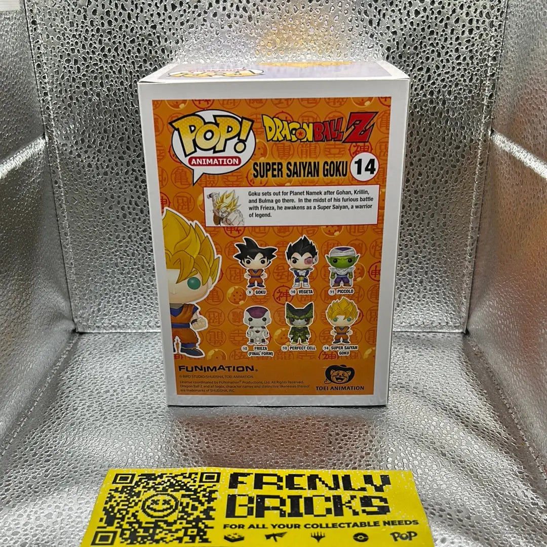 Pop Vinyl Dragon Ball Z 14 Super Saiyan Goku FRENLY BRICKS - Open 7 Days