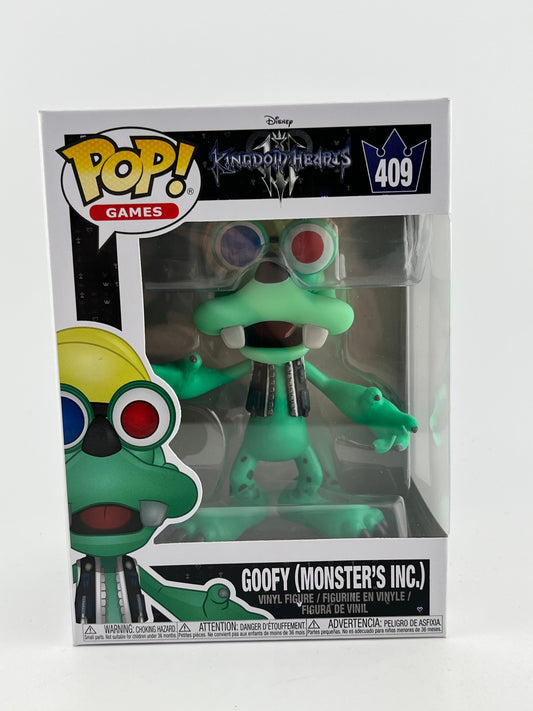 Funko POP! Games Disney Kingdom Hearts - Goofy (Monsters Inc.) #409 - Vinyl Collectable FRENLY BRICKS - Open 7 Days