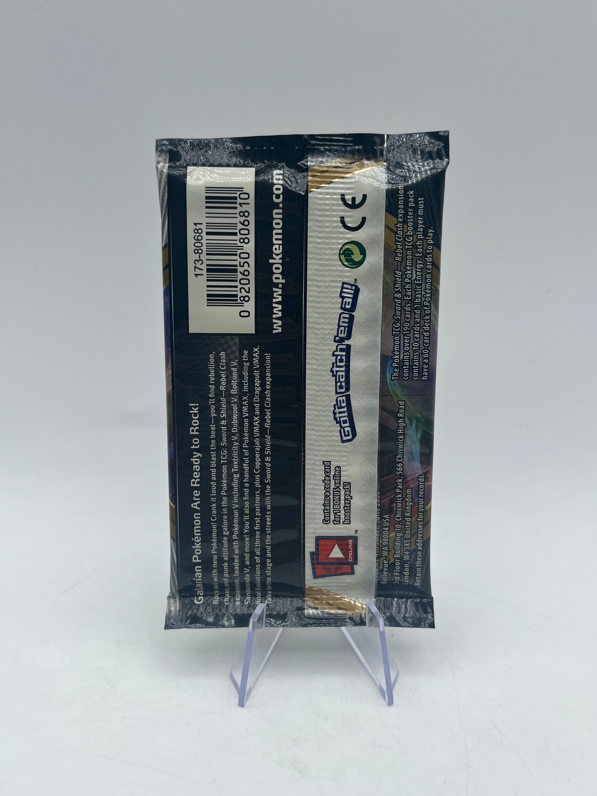 Pokémon TCG: Sword & Shield Rebel Clash Art Set 4x Boosters Factory Sealed FRENLY BRICKS - Open 7 Days