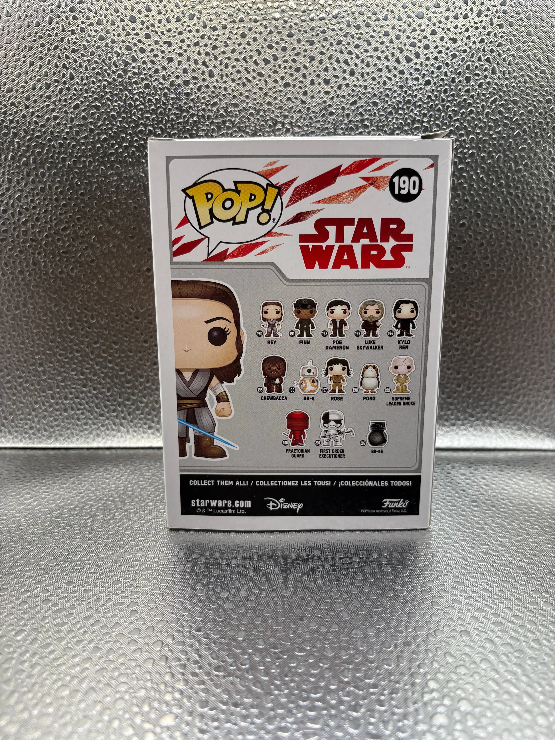 Funko Pop Vinyl #190 Star Wars Rey FRENLY BRICKS - Open 7 Days