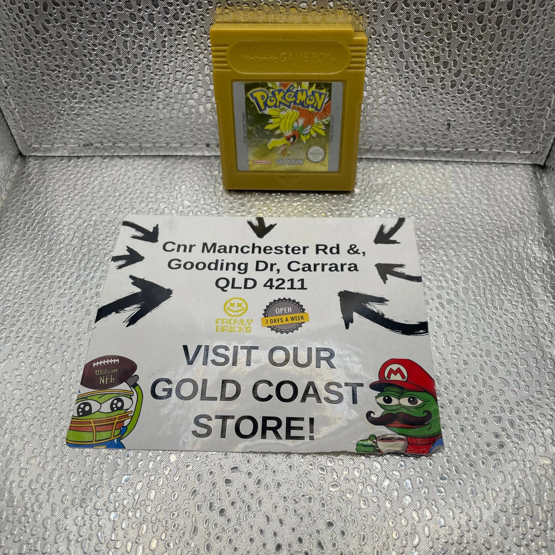 Pokémon Gold Original Gameboy Colour Game AUS PAL 1999 Doesn’t Save FRENLY BRICKS - Open 7 Days