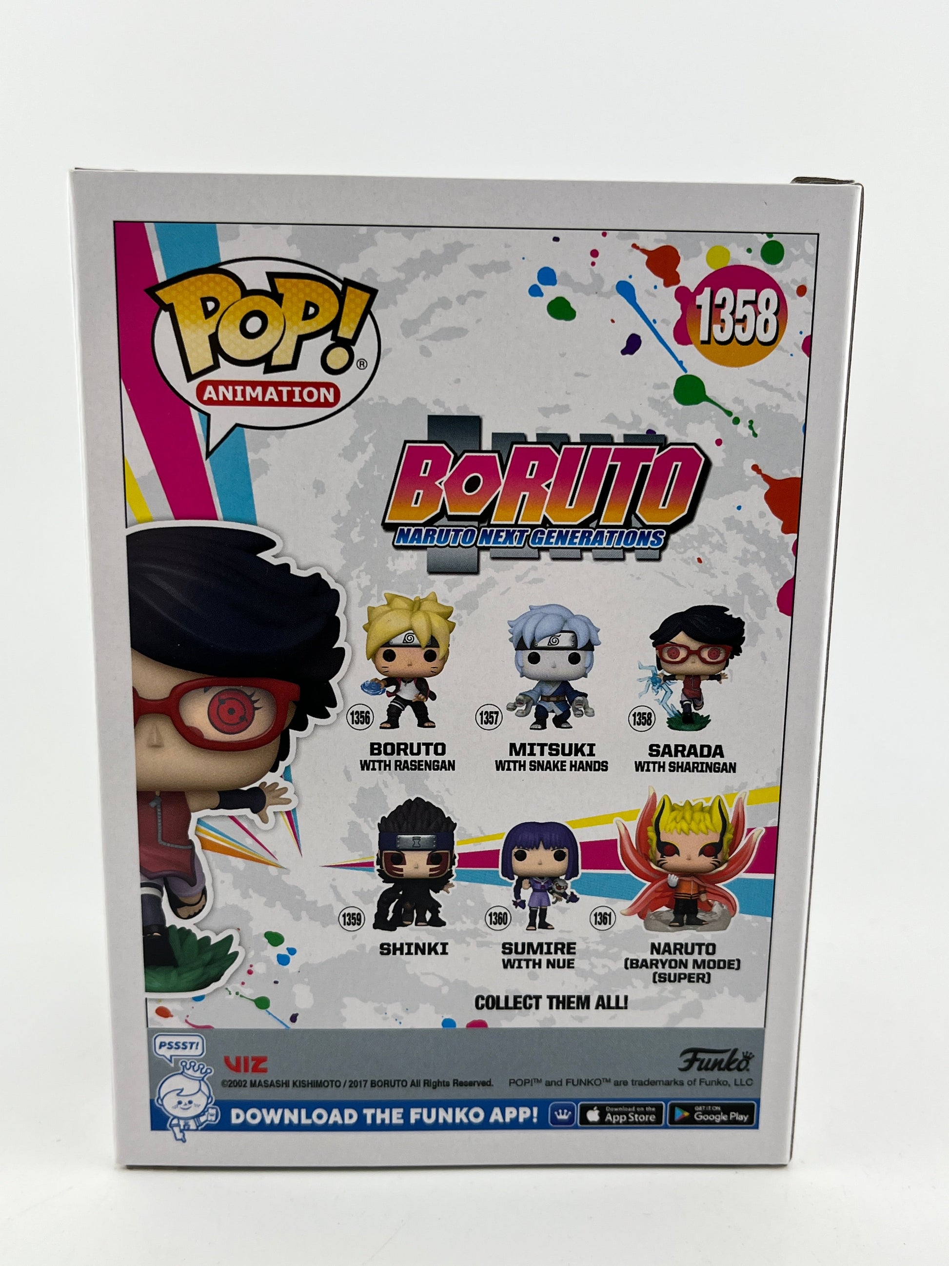 Funko POP! Animation Boruto - Sarada With Sharigan #1358 - Vinyl Collectable FRENLY BRICKS - Open 7 Days