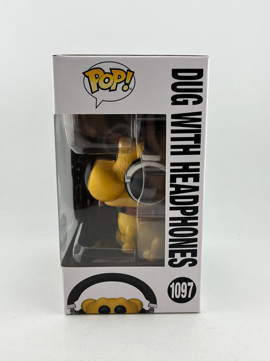 Funko POP! Disney Pixar Dug Days - Dug With Headphones #1097 - Funko Exclusive FRENLY BRICKS - Open 7 Days