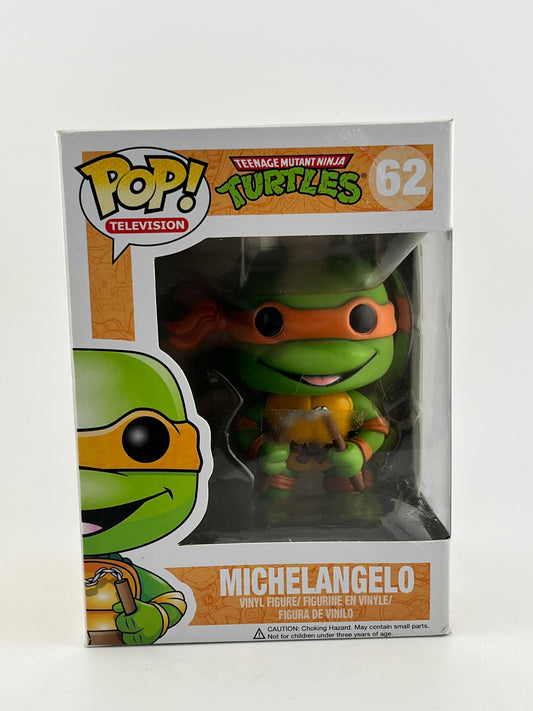 Funko POP! Television Teenage Mutant Ninja Turtles - Michelangelo #62 - Vinyl Collectable FRENLY BRICKS - Open 7 Days