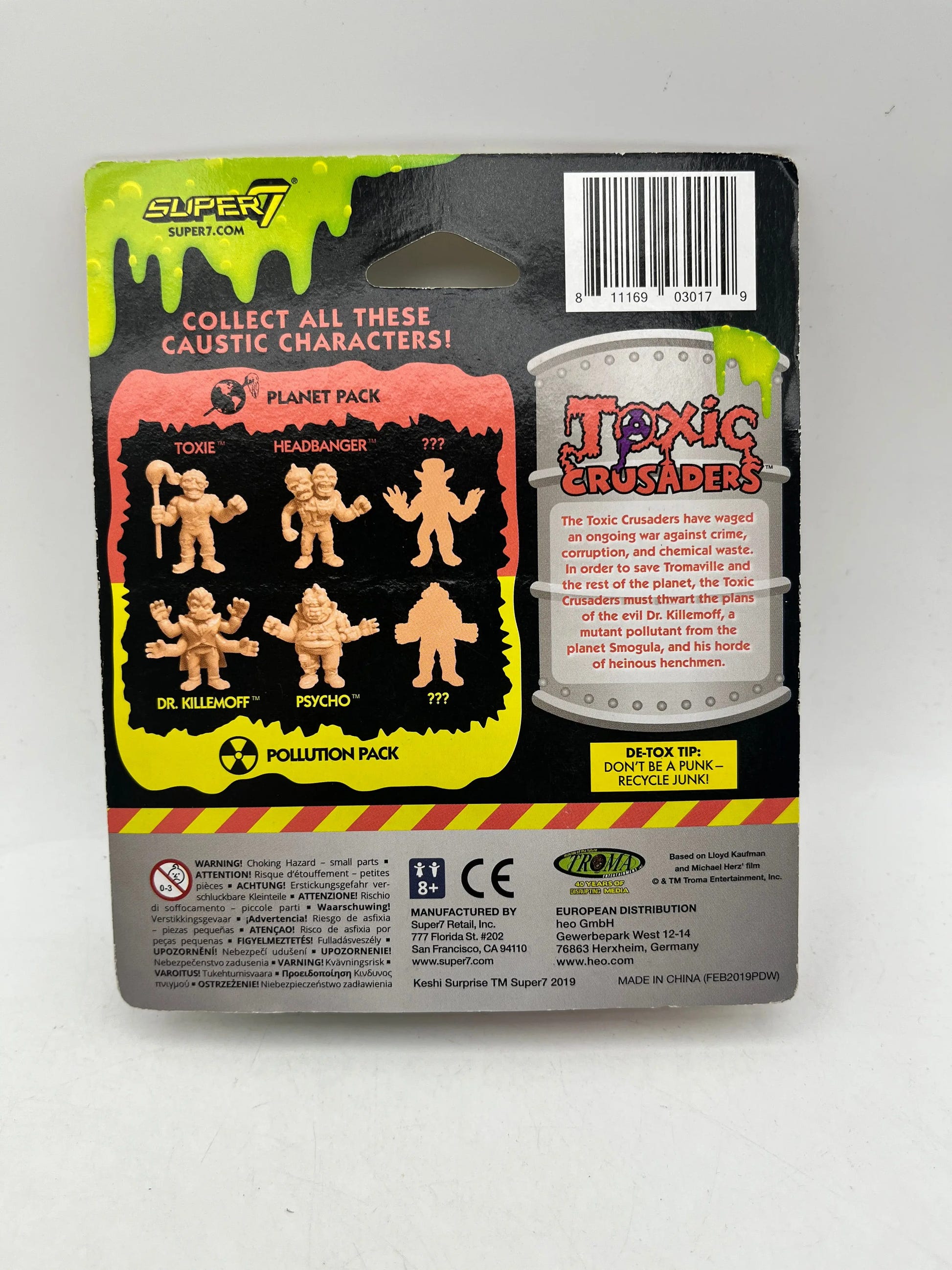 Super 7 Toxic Crusaders 4.5cm Dr. Killemoff & Psycho + 1 Secret Figure - Sealed FRENLY BRICKS - Open 7 Days image 2