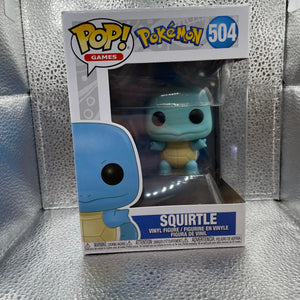 FUNKO POP POKEMON SQUIRTLE VINYL FIGURINE IN BOX #504 FRENLY BRICKS - Open 7 Days