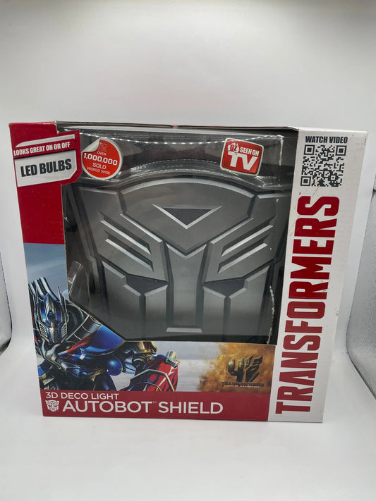 NEW Transformers Decepticon Shield 3D Deco Night Light Wall Led Light RARE FRENLY BRICKS - Open 7 Days