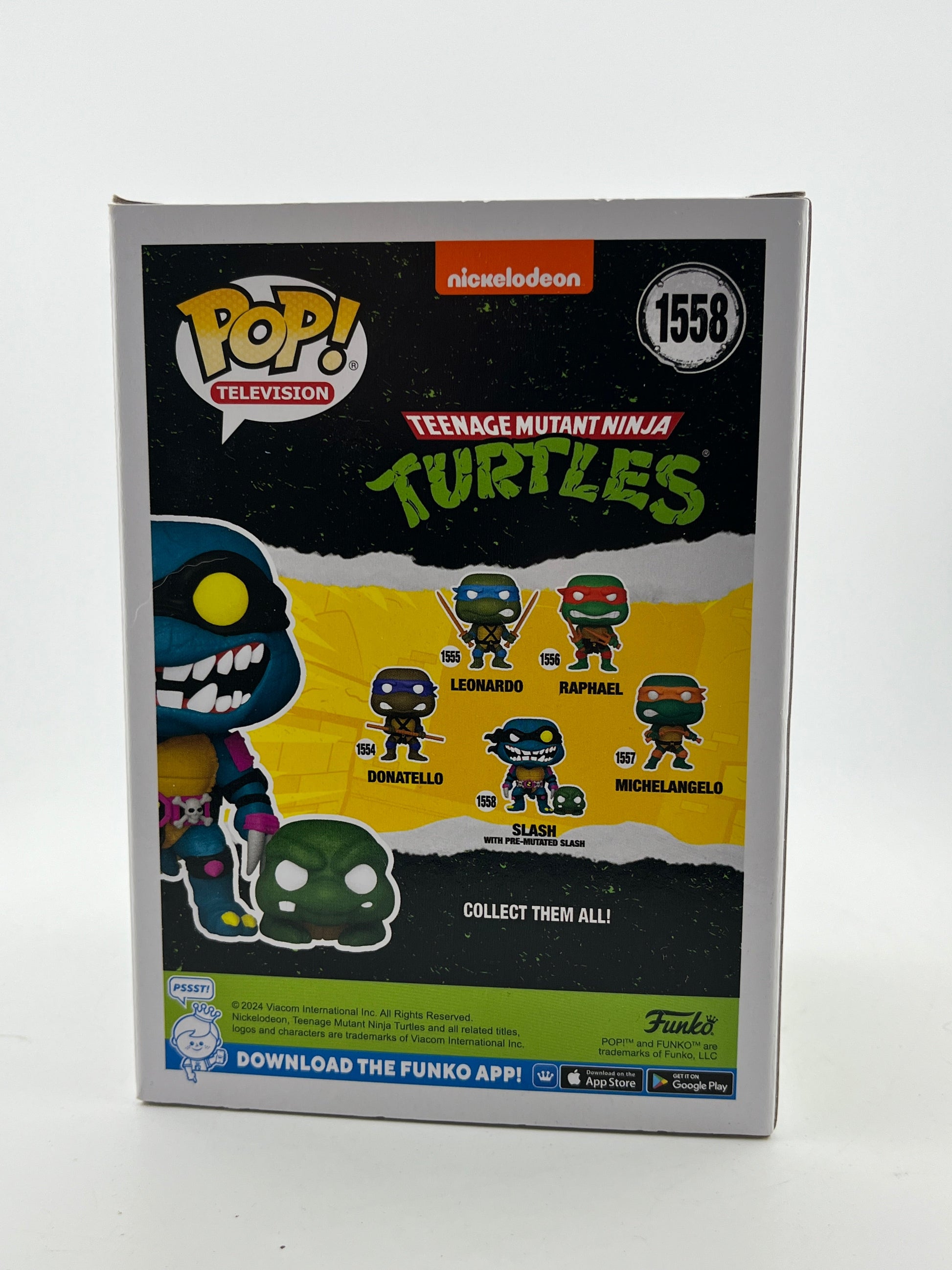 Funko POP! Television TMNT - Slash With Pre Mutated Slash #1558 - Vinyl Collectable FRENLY BRICKS - Open 7 Days