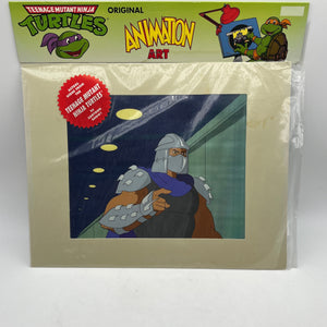 Teenage Mutant Ninja Turtles, Animation Production Cel MWS (1991) W/COA Shredder FRENLY BRICKS - Open 7 Days