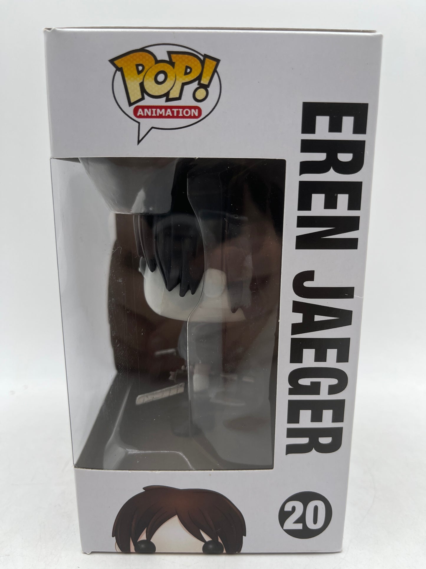 Funko Pop Anime Attack on Titan Eren Jaeger #20 Black & White Vinyl Figure