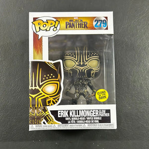 Erik Killmonger Glow Marvel Black Panther Funko Pop! #279 FRENLY BRICKS - Open 7 Days