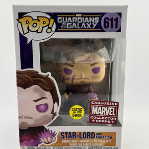 Funko POP! Marvel Guardians Of The Galaxy - Star Lord With Power Stone #611 - Exclusive FRENLY BRICKS - Open 7 Days