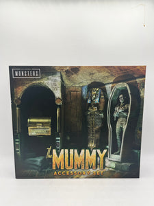 Neca The Mummy Coffin Figure & Chest Universal Monsters Accessory Toy Set - Sealed