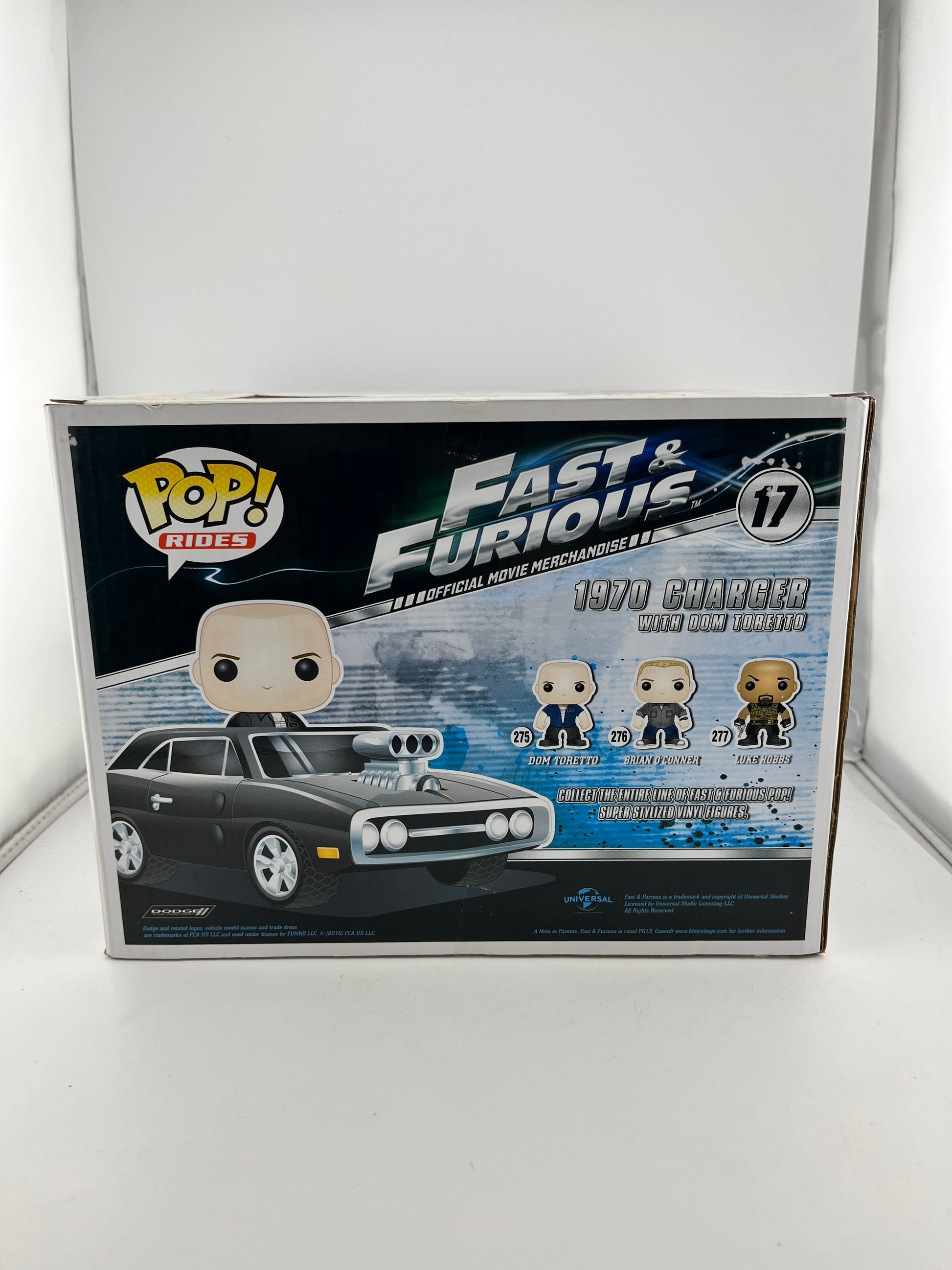 Funko POP! Rides Fast & Furious - 1970 Charger With Rom Toretto #17 FRENLY BRICKS - Open 7 Days