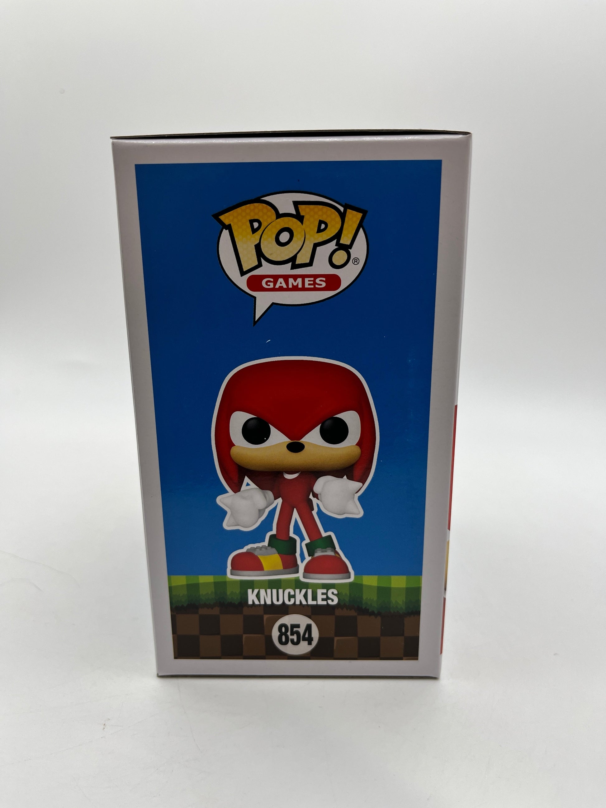 Funko POP! Games Sonic The Hedgehog - Knuckles #854 - Flocked Special Edition FRENLY BRICKS - Open 7 Days