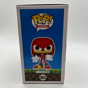 Funko POP! Games Sonic The Hedgehog - Knuckles #854 - Flocked Special Edition FRENLY BRICKS - Open 7 Days