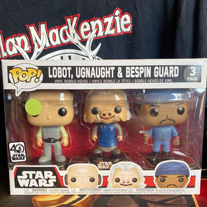 Funko POP! Lobot, Ugnaught & Bespin Guard 3 pack 40th Anniversary - FRENLY BRICKS - Open 7 Days