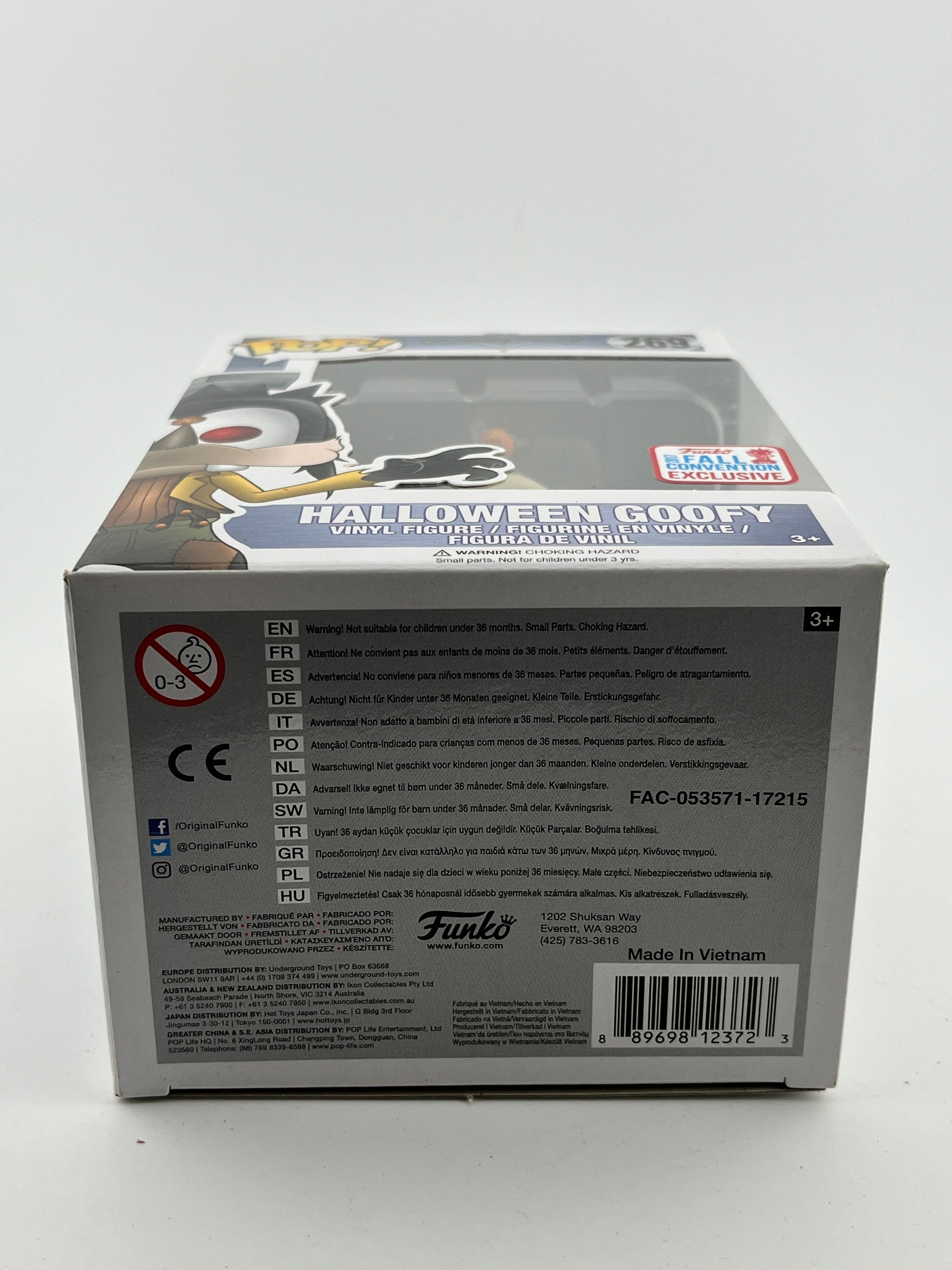 Funko POP! Games Disney Kingdom Hearts - Halloween Goofy #269 - 2017 Fall Exclusive FRENLY BRICKS - Open 7 Days