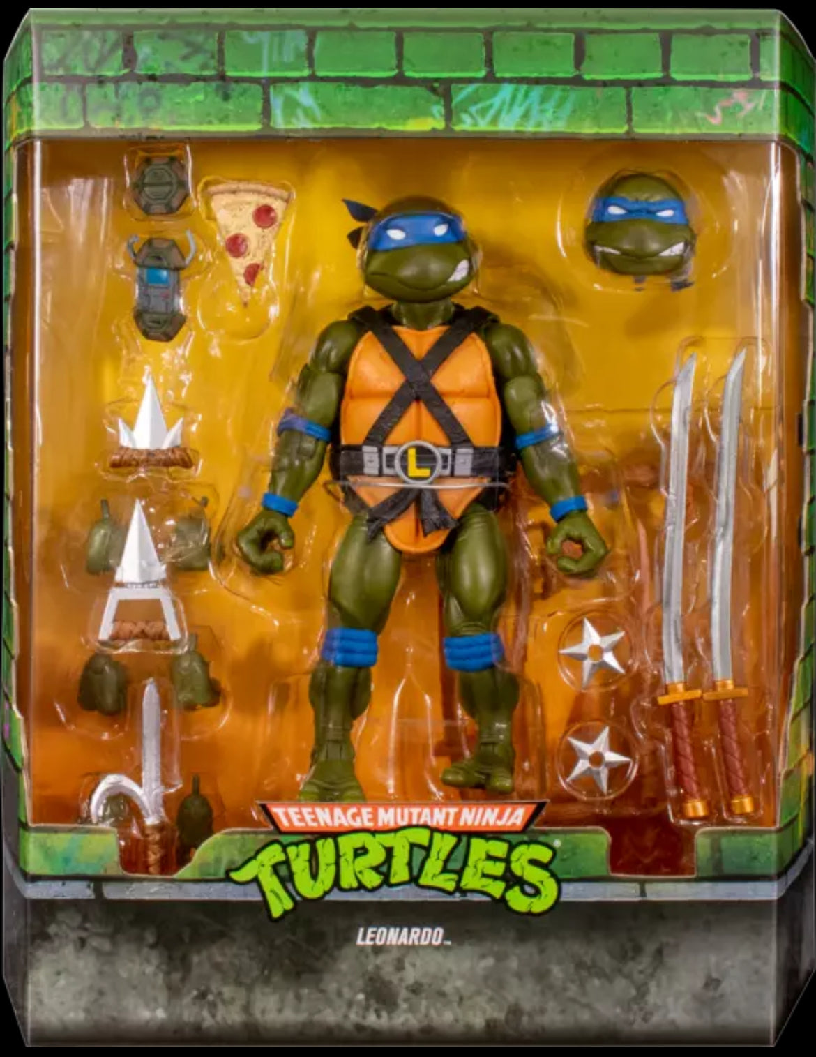 Teenage Mutant Ninja Turtles TMNT "Leonardo" (1987) Super7s Ultimates! 7” Figure FRENLY BRICKS - Open 7 Days