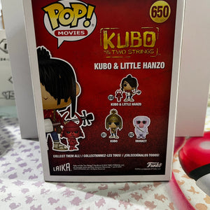 Funko Pop Vinyl Movies Kubo and the Two Strings Kubo & Little Hanzo #650 FRENLY BRICKS - Open 7 Days