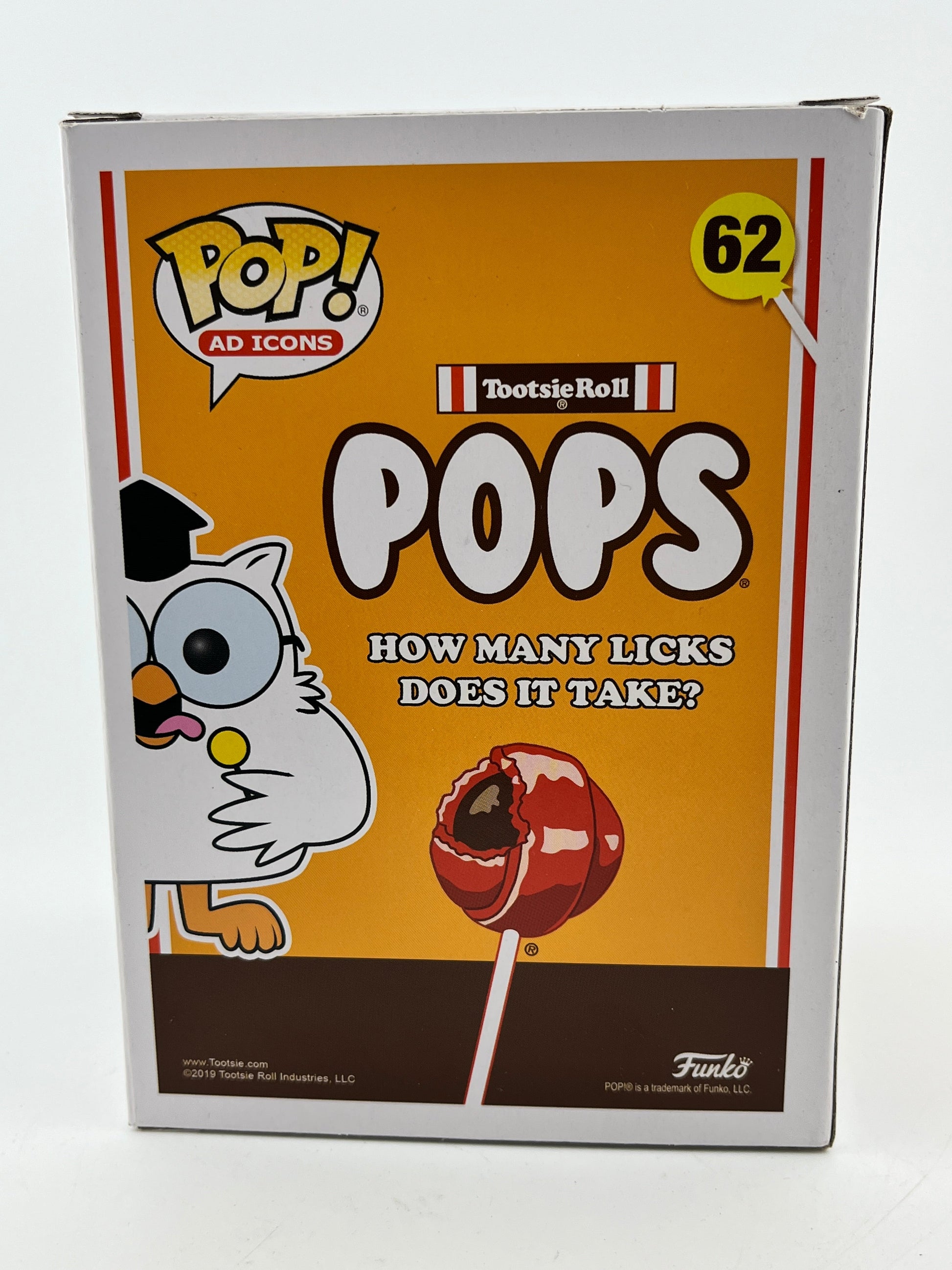 Funko POP! AD Icons Tootsie Roll - Mr. Owl #62 - PopCultcha Exclusive FRENLY BRICKS - Open 7 Days