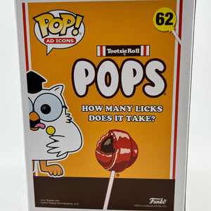 Funko POP! AD Icons Tootsie Roll - Mr. Owl #62 - PopCultcha Exclusive FRENLY BRICKS - Open 7 Days