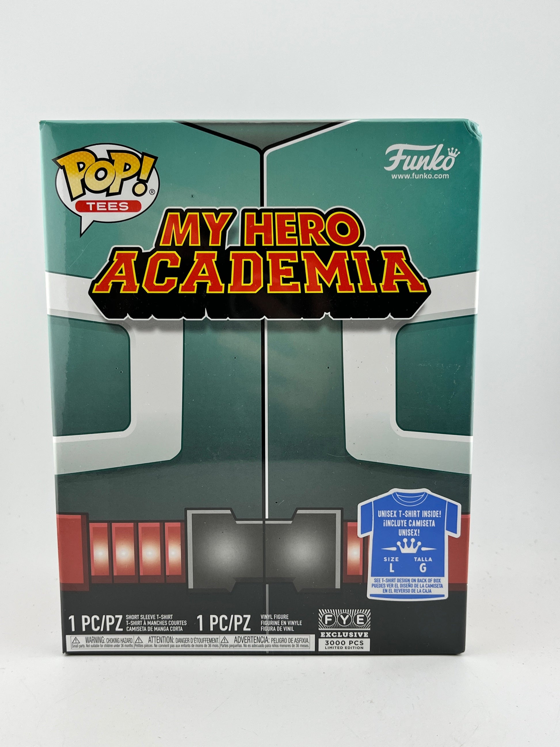 Funko Tees! My Hero Academia T-Shirt - Funimation - Size L FRENLY BRICKS - Open 7 Days