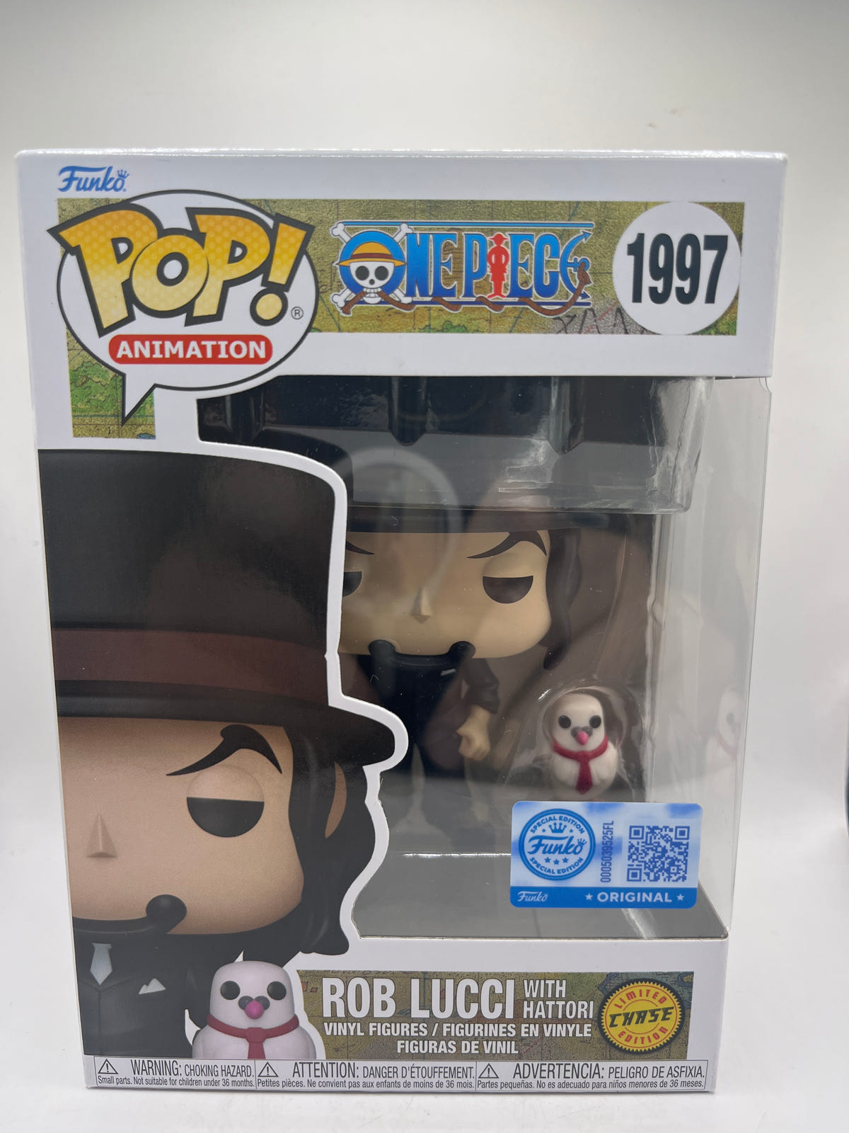 Funko Pop! One Piece #1997 Rob Lucci with Hattori Chase Edition image 1