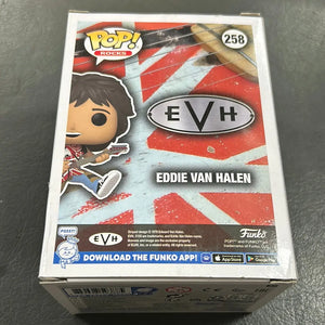 Funko Pop Rocks Eddie Van Halen 258 EVH Jumping Guitar Vinyl Figure w/Protector FRENLY BRICKS - Open 7 Days