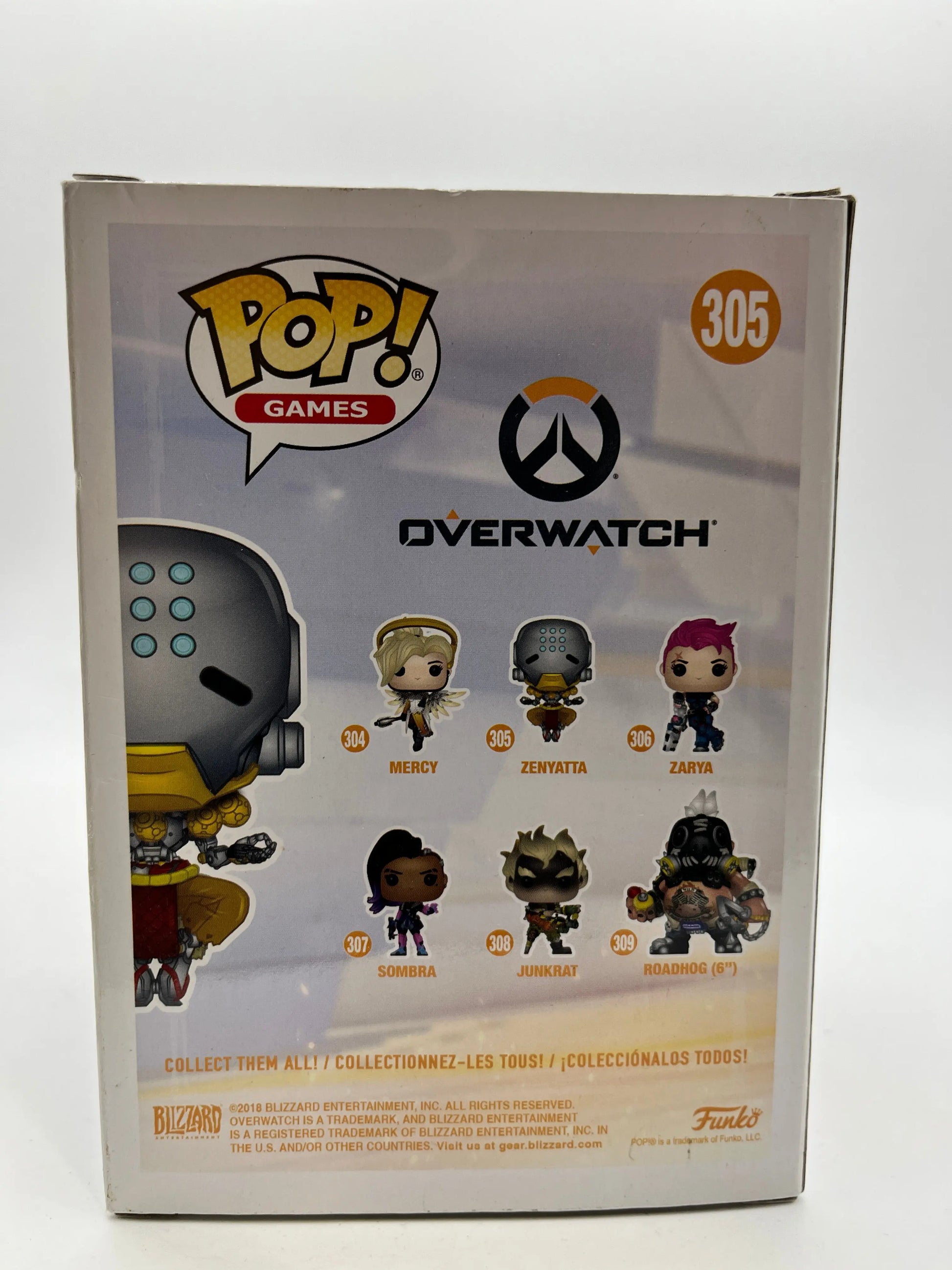 Funko POP! Games Overwatch Zenyatta #305 - Vinyl Collectable FRENLY BRICKS - Open 7 Days
