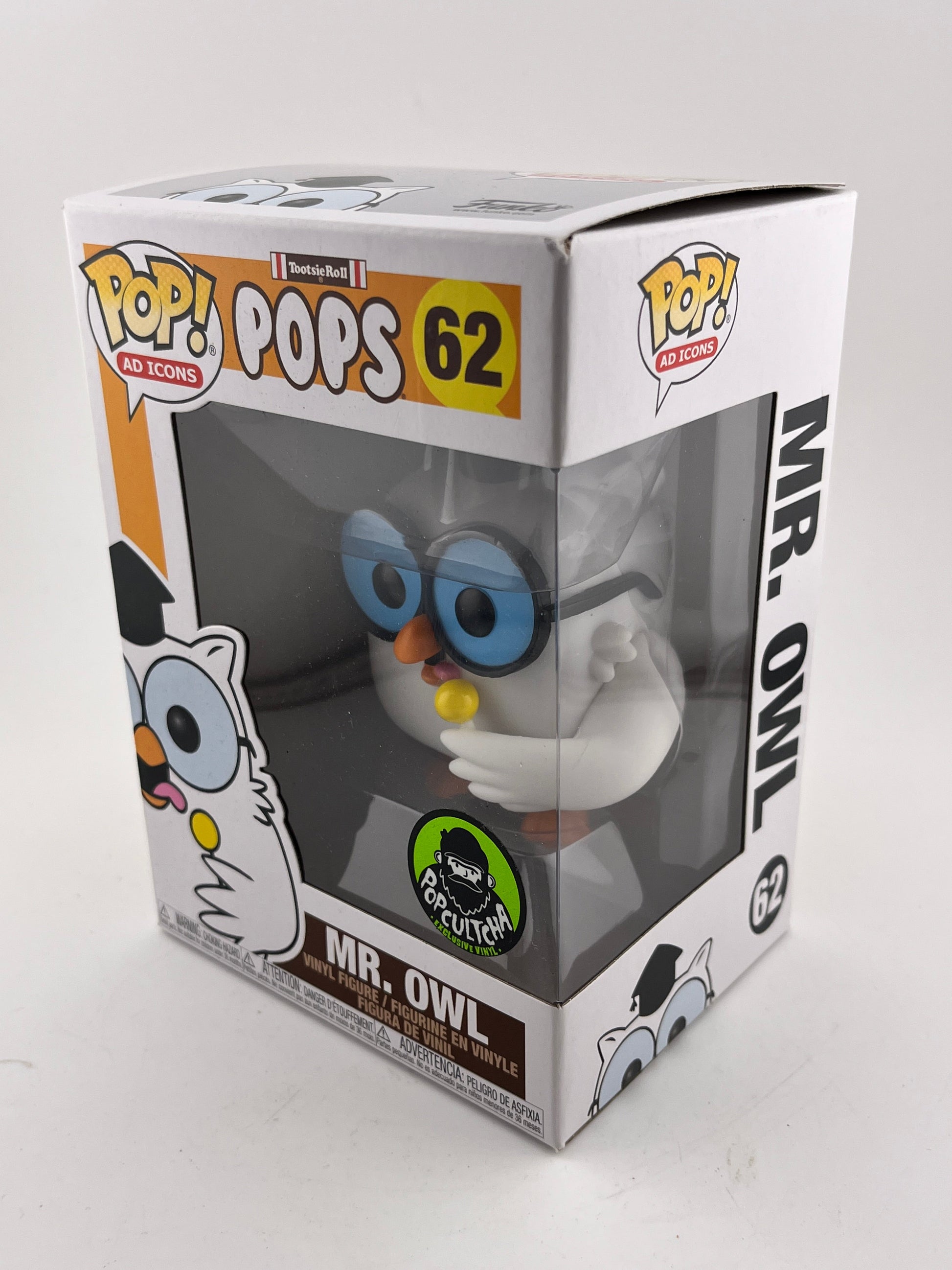 Funko POP! AD Icons Tootsie Roll - Mr. Owl #62 - PopCultcha Exclusive FRENLY BRICKS - Open 7 Days