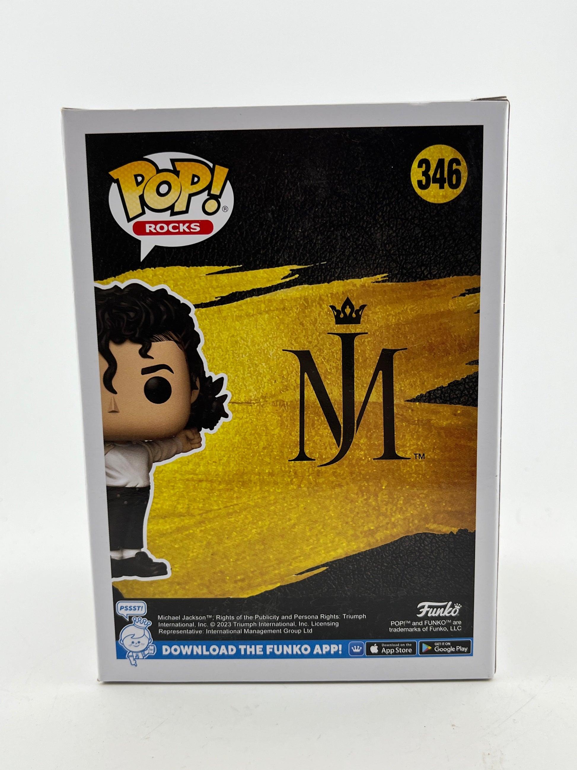 Funko POP! Rocks MJ - Micheal Jackson #346 - Vinyl Collectable FRENLY BRICKS - Open 7 Days
