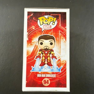 Pop Vinyl Marvel #94 Iron Man [Unmaked] FRENLY BRICKS - Open 7 Days