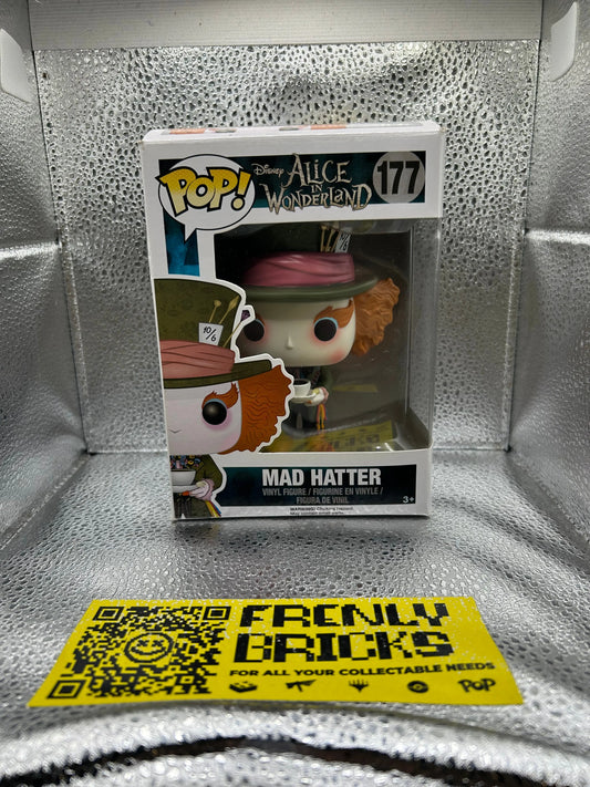 Pop Vinyl #177 Alice In Wonderland Mad Hatter FRENLY BRICKS - Open 7 Days