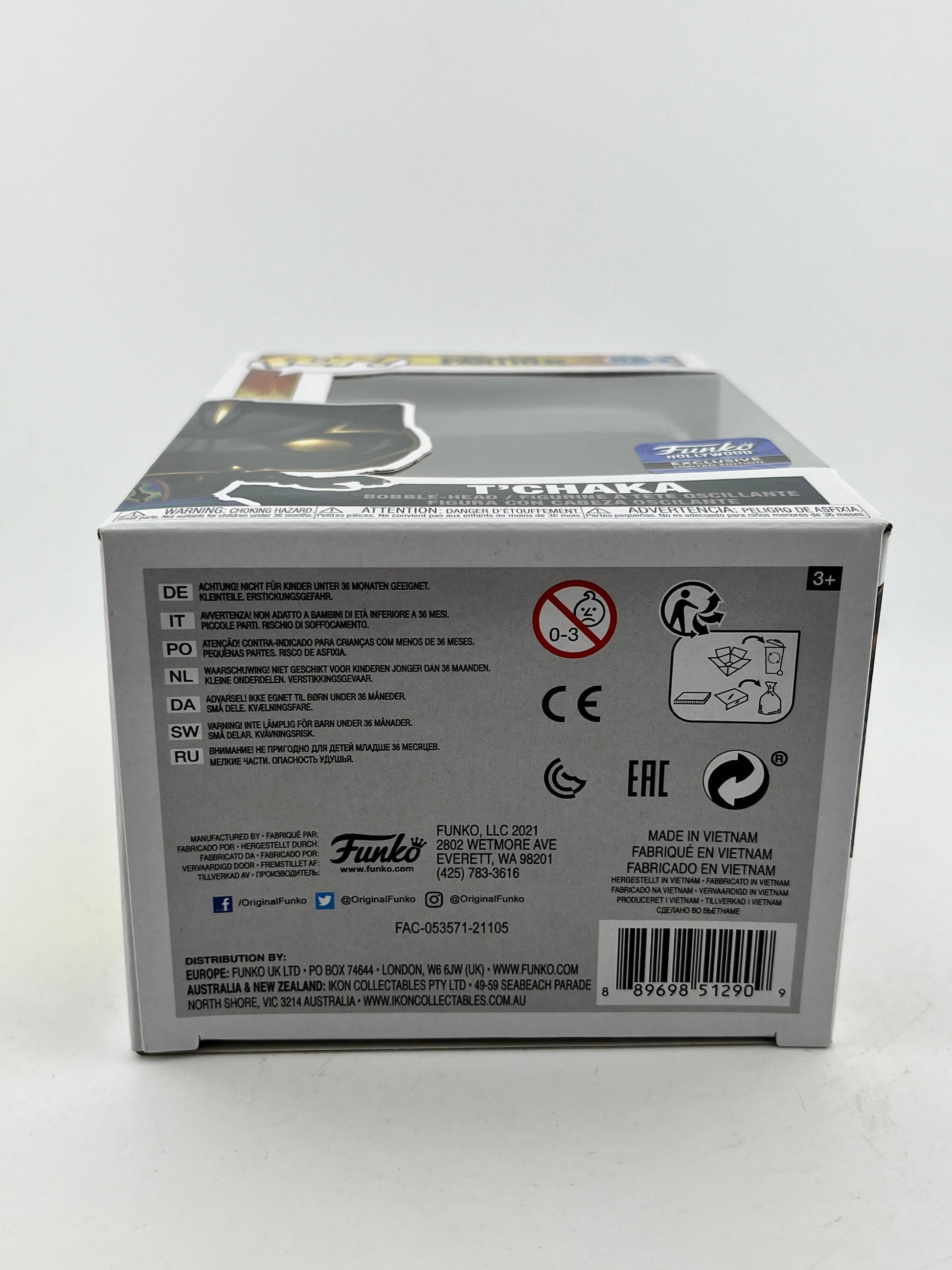 Funko POP! Marvel Black Panther - T’Chaka #867 - Funko Hollywood Exclusive FRENLY BRICKS - Open 7 Days