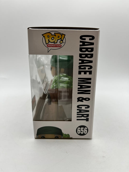 Funko POP! Animation Avatar The Last Air Bender - Cabbage Man & Cart #656 - Vinyl Collectable FRENLY BRICKS - Open 7 Days