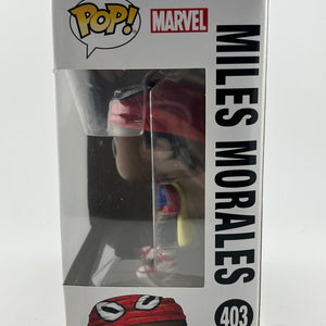 Funko POP! Spider-Man Into The Spiderverse - Miles Morales #403 - Vinyl Collectable FRENLY BRICKS - Open 7 Days