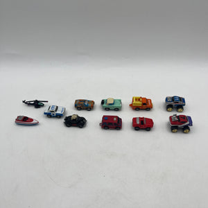 Vintage 1986 Micro Machines Galoob Mini Vehicle Lot of 11 FRENLY BRICKS - Open 7 Days