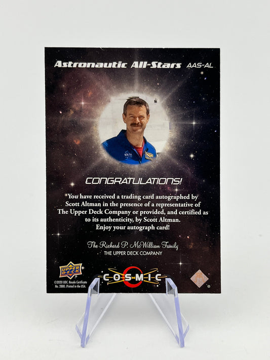 2022 Upper Deck Cosmic Astronautic All-Stars - Scott Altman #AAS-AL Auto FRENLY BRICKS - Open 7 Days