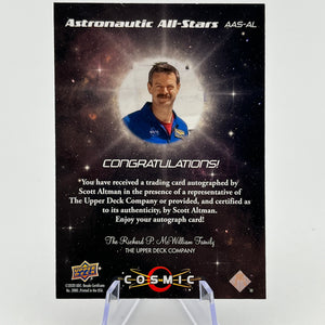 2022 Upper Deck Cosmic Astronautic All-Stars - Scott Altman #AAS-AL Auto FRENLY BRICKS - Open 7 Days