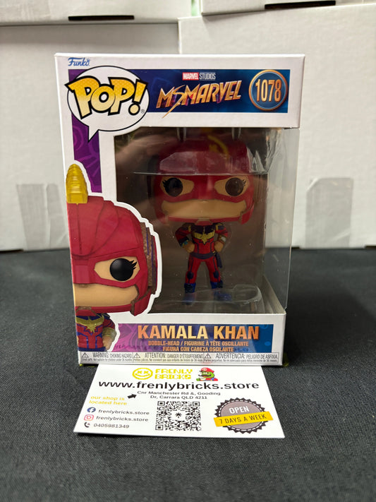 FUNKO Pop Vinyl Kamala Khan #1078 FRENLY BRICKS - Open 7 Days