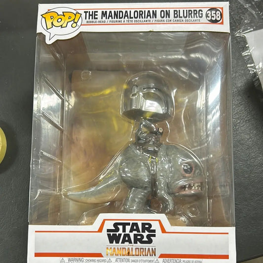 Pop Vinyl Star Wars 358 the Mandalorian On Blurrg FRENLY BRICKS - Open 7 Days