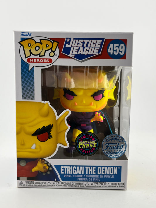 Funko POP! DC Justice League - Etrigan The Demon #459 - Black Light Chase FRENLY BRICKS - Open 7 Days