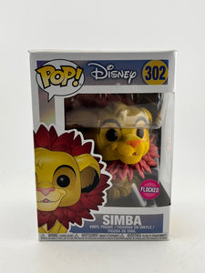 Funko POP! Disney - Simba #302 - Flocked - Vinyl Collectable