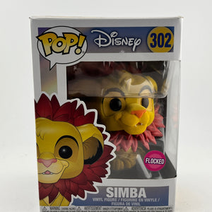 Funko POP! Disney - Simba #302 - Flocked - Vinyl Collectable FRENLY BRICKS - Open 7 Days