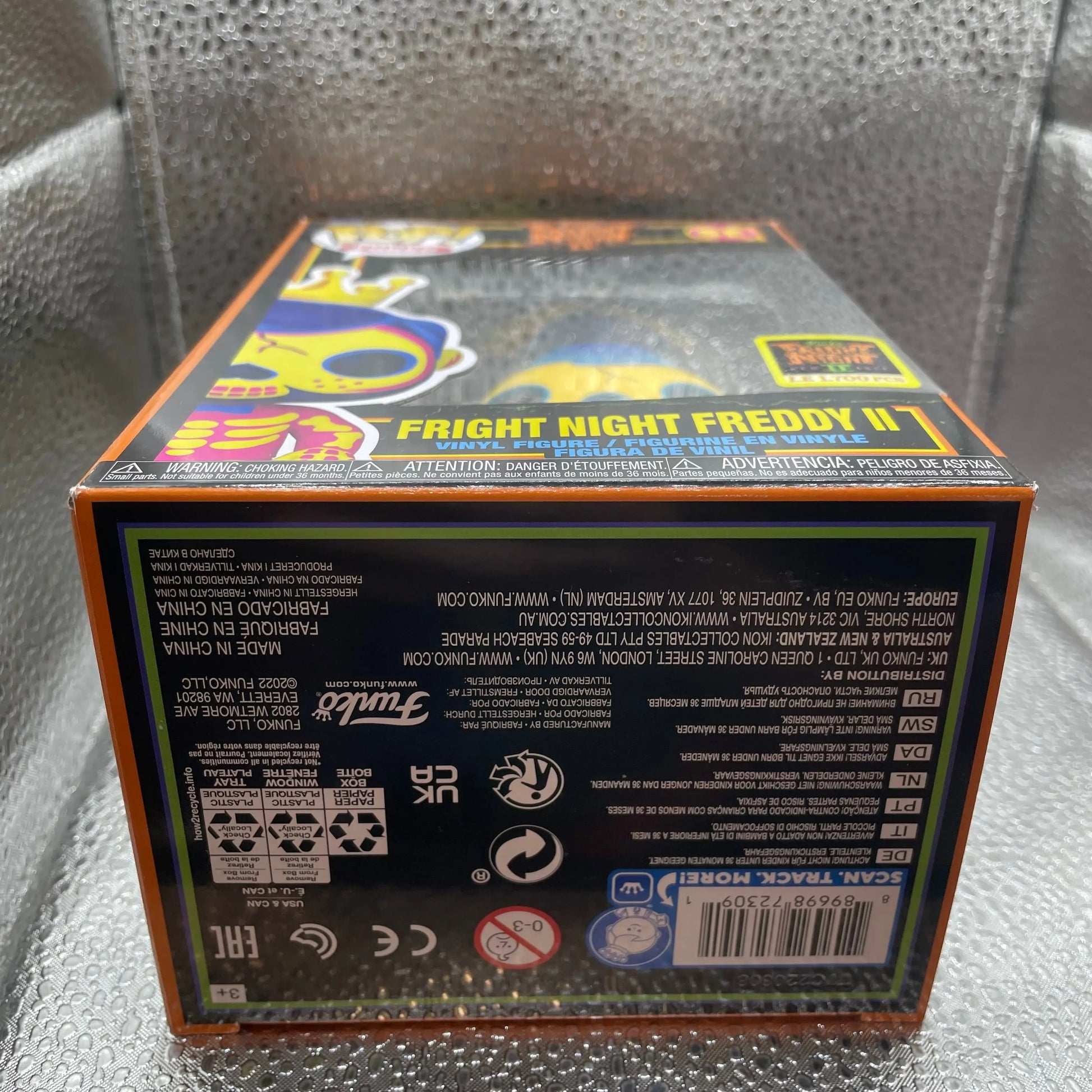 Fright Night Freddy II (2) Freddy Funko Black Light Pop SE Rare Damaged 1700pcs FRENLY BRICKS - Open 7 Days