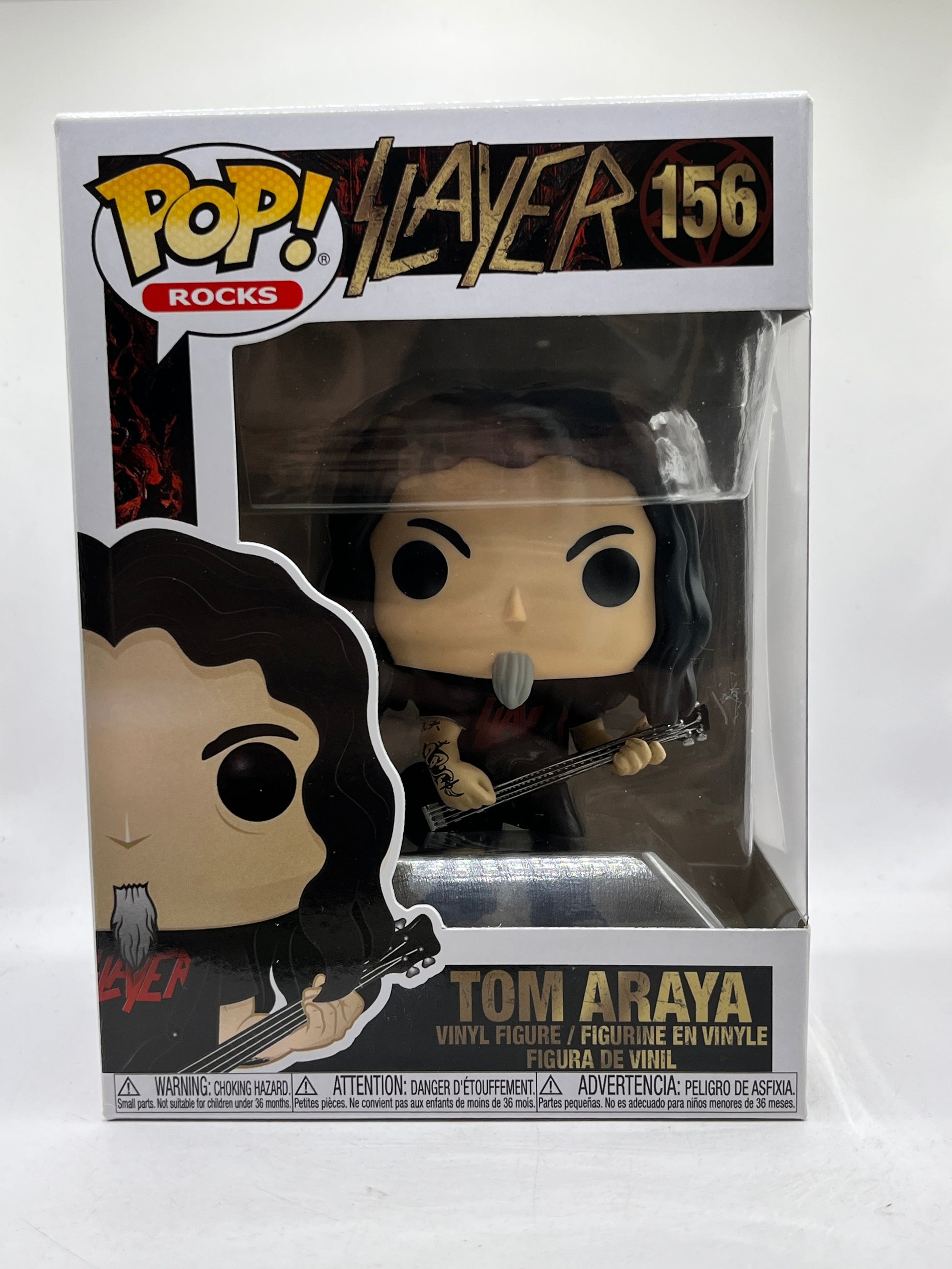 Funko POP! Rocks Slayer - Tom Araya #156 - Vinyl Collectable FRENLY BRICKS - Open 7 Days
