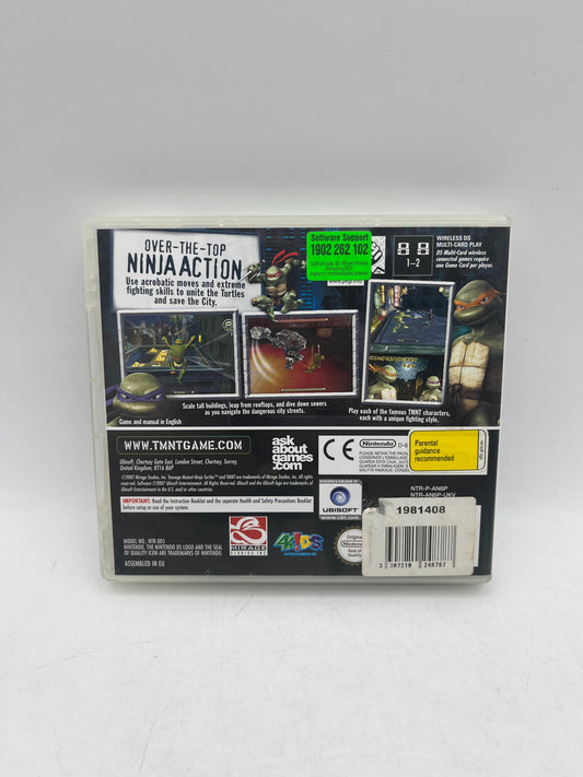 TMNT Teenage Mutant Ninja Turtles Nintendo DS 2007 Complete FRENLY BRICKS - Open 7 Days