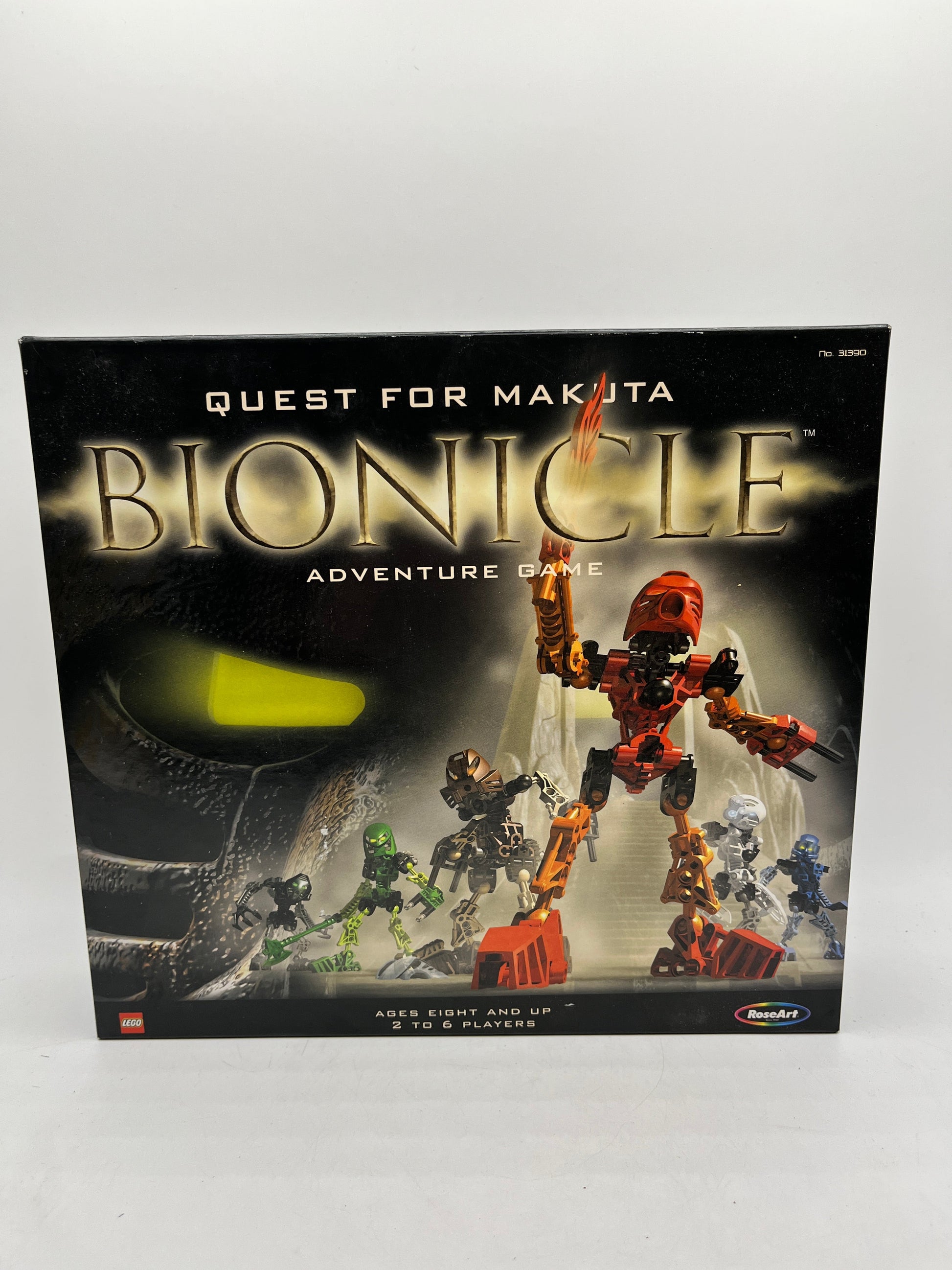 Lego Bionicles Quest For Makuta - Adventure Board Game - RoseArt FRENLY BRICKS - Open 7 Days